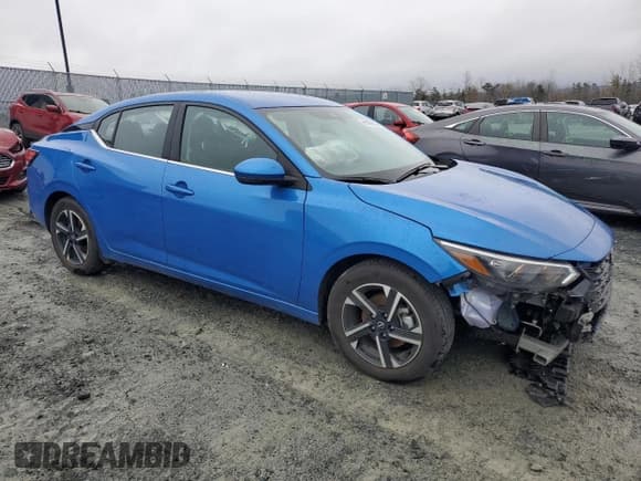 ✅ 2025 Nissan Sentra SV • VIN: 3N1AB8CV4SY339182 • Lot: 91991215. Listed on Copart with 14,395 mi. Free auction sales archive from the USA and detailed vehicle history report at DreamBid. Image 4.