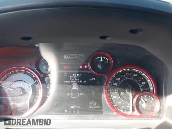 ✅ 2016 Ram 1500 Rebel • VIN: 1C6RR7YT1GS271451 • Lot: 43917940. Listed on IAAI with 144,633 mi. Free auction sales archive from the USA and detailed vehicle history report at DreamBid. Image 7.