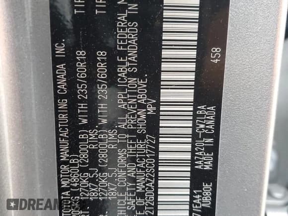 ✅ 2025 Lexus NX 250 Premium • VIN: 2T2GDCAZ2SC017727 • Lot: 90139115. Wystawiony na Copart z przebiegiem 13 925 mil. Bezpłatny archiwum sprzedaży aukcyjnych z USA i szczegółowy raport historii pojazdu na DreamBid. Zdjęcie 13.