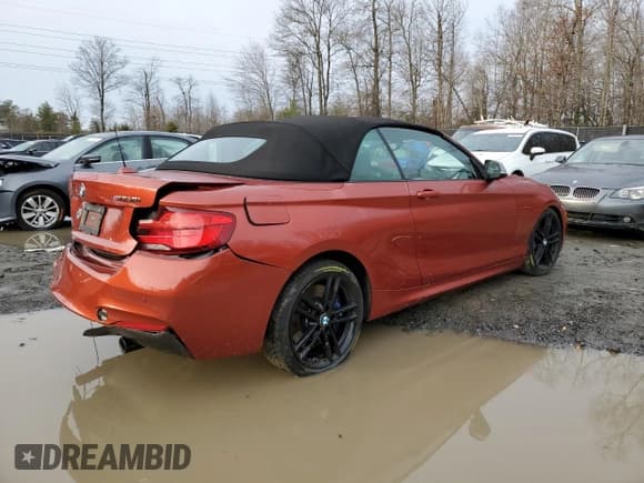 ✅ 2018 BMW 2 Series M240i xDrive • VIN: WBA2N3C57JVC29654 • Lot: 73501722. Wystawiony na Copart z przebiegiem 26 856 mil. Bezpłatny archiwum sprzedaży aukcyjnych z USA i szczegółowy raport historii pojazdu na DreamBid. Zdjęcie 3.