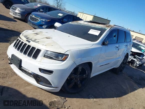 ✅ 2016 Jeep Grand Cherokee Overland • VIN: 1C4RJFCT0GC376462 • Lot: 41283606. Listed on IAAI with Not provided. Free auction sales archive from the USA and detailed vehicle history report at DreamBid. Image 2.