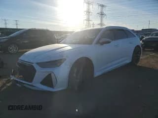 ✅ 2021 Audi RS 6 • VIN: WUA1CAF20MN906638 • Lot: 42914105. Listed on Copart with 32,522 mi. Free auction sales archive from the USA and detailed vehicle history report at DreamBid. Image 1.