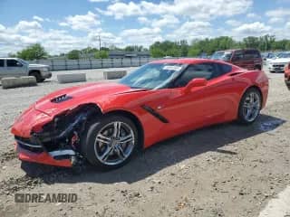 2017 Chevrolet Corvette 1LT с VIN 1G1YB2D7XH5117446, выставлен на аукционе Copart как лот 55950365 с пробегом 20 607 миль миль и Списание • Salvage title. История ставок и продаж доступна на DreamBid. Изображение 1.