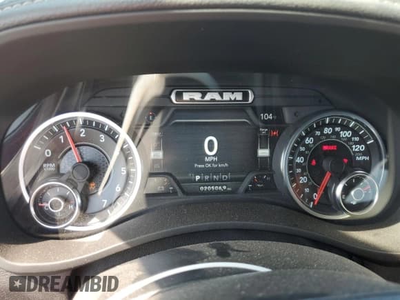 ✅ 2023 Ram 2500 Laramie • VIN: 3C6UR5FJXPG614328 • Lot: 54523025. Listed on Copart with 20,506 mi. Free auction sales archive from the USA and detailed vehicle history report at DreamBid. Image 9.