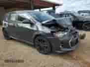 2020 Chevrolet Sonic Premier with VIN 1G1JF6SB0L4135912, listed as a Copart auction lot 76198844 with 20,863 mi miles and Salvage title. Bid and sale history available at DreamBid. Image 4.