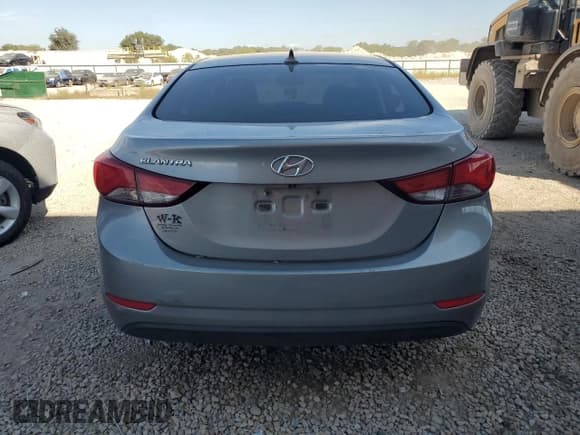 ✅ 2015 Hyundai Elantra SE • VIN: KMHDH4AE2FU321126 • Lot: 84271635. Listed on Copart with 166,216 mi. Free auction sales archive from the USA and detailed vehicle history report at DreamBid. Image 6.