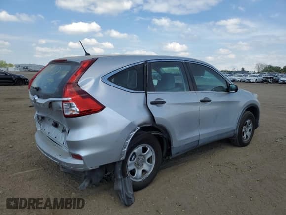 ✅ 2015 Honda CR-V LX • VIN: 5J6RM4H32FL003047 • Lot: 56968375. Listed on Copart with Not provided. Free auction sales archive from the USA and detailed vehicle history report at DreamBid. Image 3.
