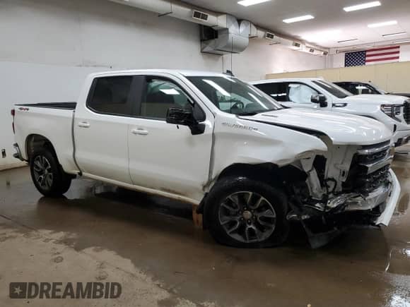 2025 Chevrolet Silverado 1500 LT с VIN 1GCPKKEK9SZ107206, выставлен на аукционе Copart как лот 67794545 с пробегом 6 398 миль миль и Списание • Salvage title. История ставок и продаж доступна на DreamBid. Изображение 4.