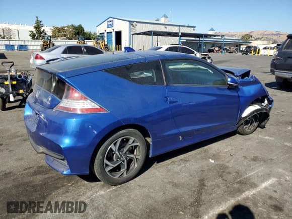 ✅ 2016 Honda CR-Z EX • VIN: JHMZF1D63GS001263 • Lot: 75877894. Wystawiony na Copart z przebiegiem 14 652 mil. Bezpłatny archiwum sprzedaży aukcyjnych z USA i szczegółowy raport historii pojazdu na DreamBid. Zdjęcie 3.