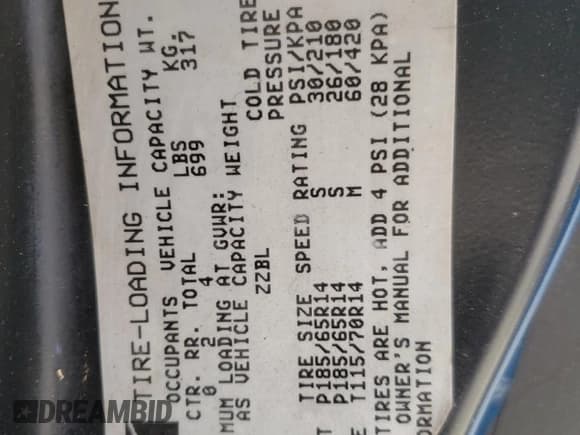 ✅ 2002 Saturn SC • VIN: 1G8ZP12852Z202191 • Лот: 64678935. Опубликован ранее на Copart с пробегом 170 757 миль. Бесплатный доступ к архиву аукционных продаж из США и подробный отчёт об истории автомобиля на DreamBid. Изображение 12.