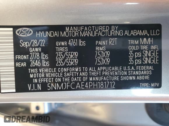 ✅ 2023 Hyundai Tucson SEL • VIN: 5NMJFCAE4PH181712 • Lot: 71512642. Wystawiony na Copart z przebiegiem 403 mil. Bezpłatny archiwum sprzedaży aukcyjnych z USA i szczegółowy raport historii pojazdu na DreamBid. Zdjęcie 15.