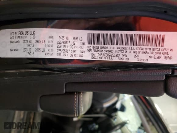 ✅ 2016 Jeep Cherokee Latitude • VIN: 1C4PJMCSXGW255312 • Lot: 81901475. Listed on Copart with 156,937 mi. Free auction sales archive from the USA and detailed vehicle history report at DreamBid. Image 13.