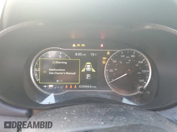 ✅ 2023 Nissan Versa SV • VIN: 3N1CN8EV5PL861403 • Lot: 81411625. Listed on Copart with 20,966 mi. Free auction sales archive from the USA and detailed vehicle history report at DreamBid. Image 9.