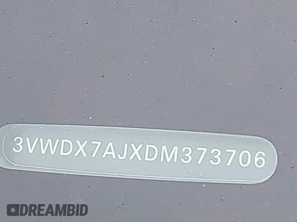 ✅ 2013 Volkswagen Jetta SE • VIN: 3VWDX7AJXDM373706 • Lot: 42161655. Listed on IAAI with 202,471 mi. Free auction sales archive from the USA and detailed vehicle history report at DreamBid. Image 17.