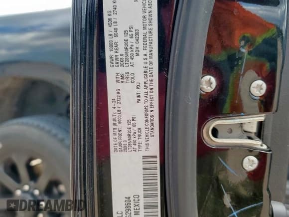 ✅ 2024 Ram 2500 Laramie • VIN: 3C6UR5NL7RG298604 • Лот: 59856015. Опубликован ранее на Copart с пробегом 12 666 миль. Бесплатный доступ к архиву аукционных продаж из США и подробный отчёт об истории автомобиля на DreamBid. Изображение 12.