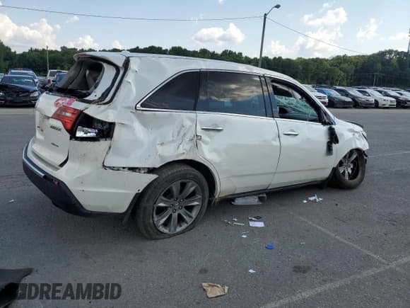 ✅ 2011 Acura MDX Advance • VIN: 2HNYD2H73BH520948 • Lot: 67675605. Listed on Copart with Not provided. Free auction sales archive from the USA and detailed vehicle history report at DreamBid. Image 3.