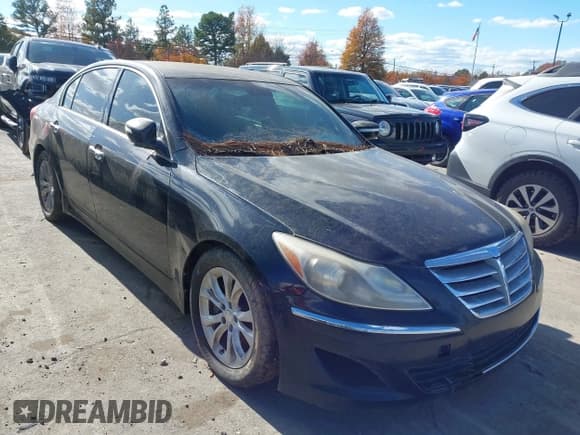 ✅ 2013 Hyundai Genesis 3.8L • VIN: KMHGC4DD0DU247961 • Lot: 43674155. Listed on IAAI with 348,465 mi. Free auction sales archive from the USA and detailed vehicle history report at DreamBid. Image 1.