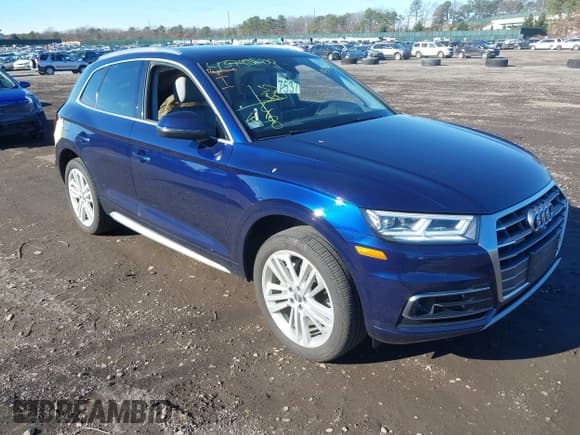 ✅ 2018 Audi Q5 Prestige • VIN: WA1CNAFY6J2112447 • Lot: 43795839. Listed on IAAI with 142,201 mi. Free auction sales archive from the USA and detailed vehicle history report at DreamBid. Image 1.