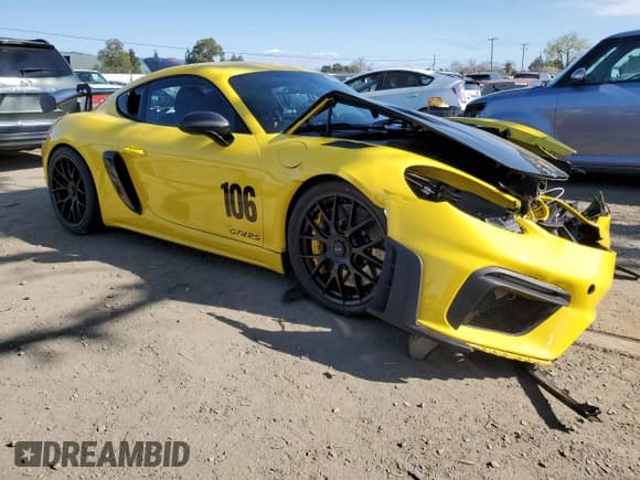 ✅ 2023 Porsche 718 Cayman GT4 RS • VIN: WP0AE2A85PS280003 • Лот: 48718525. Опубликован ранее на Copart с пробегом 10 805 миль. Бесплатный доступ к архиву аукционных продаж из США и подробный отчёт об истории автомобиля на DreamBid. Изображение 4.