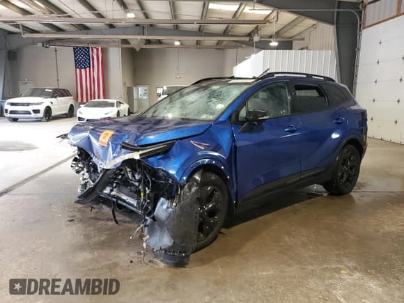 ✅ 2025 Kia Sportage X-Line • VIN: 5XYK6CDF8SG276625 • Lot: 70092855. Listed on Copart with Not provided. Free auction sales archive from the USA and detailed vehicle history report at DreamBid. Image 1.