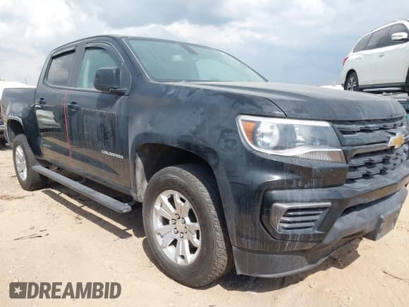 ✅ 2021 Chevrolet Colorado 2WD LT • VIN: 1GCGSCEN5M1103946 • Lot: 42105285. Listed on IAAI with 191,141 mi. Free auction sales archive from the USA and detailed vehicle history report at DreamBid. Image 1.