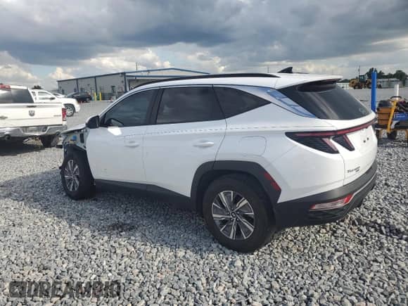 2023 Hyundai Tucson Blue z VIN KM8JBCA15PU087545, wystawiony jako Copart lot #84540595 z przebiegiem 75 023 mil mil oraz Szkoda całkowita • Salvage title. Historia ofert i sprzedaży dostępna na DreamBid. Obrazek 2.