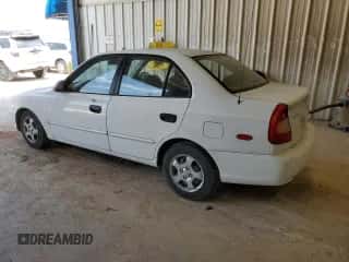 2002 Hyundai Accent GL with VIN KMHCG45C82U380280, listed as a Copart auction lot 79087254 with 173,764 mi miles and Clean title. Bid and sale history available at DreamBid. Image 2.