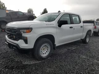 ✅ 2024 Chevrolet Silverado 1500 Work Truck • VIN: 1GCPDAEK3RZ321896 • Лот: 56309745. Опубликован ранее на Copart с пробегом 7 776 миль. Бесплатный доступ к архиву аукционных продаж из США и подробный отчёт об истории автомобиля на DreamBid. Изображение 1.