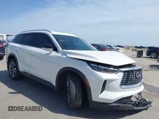 ✅ 2024 Infiniti QX60 Luxe • VIN: 5N1DL1FR2RC354193 • Lot: 41829558. Listed on IAAI with 7,748 mi. Free auction sales archive from the USA and detailed vehicle history report at DreamBid. Image 1.