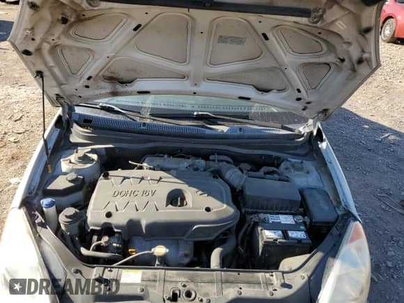 2008 Hyundai Accent GLS with VIN KMHCN46C48U275975, listed as a Copart auction lot 76607524 with 84,400 mi miles and Salvage title. Bid and sale history available at DreamBid. Image 11.