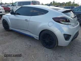 2015 Hyundai Veloster Turbo R-Spec with VIN KMHTC6AE0FU225114, listed as a IAAI auction lot 43236842 with 144,138 mi miles and . Bid and sale history available at DreamBid. Image 3.