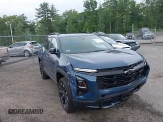 2025 Chevrolet Equinox AWD RS z VIN 3GNAXTEGXSL146944, wystawiony jako IAAI lot #40822188 z przebiegiem 404 mil mil oraz . Historia ofert i sprzedaży dostępna na DreamBid. Obrazek 1.