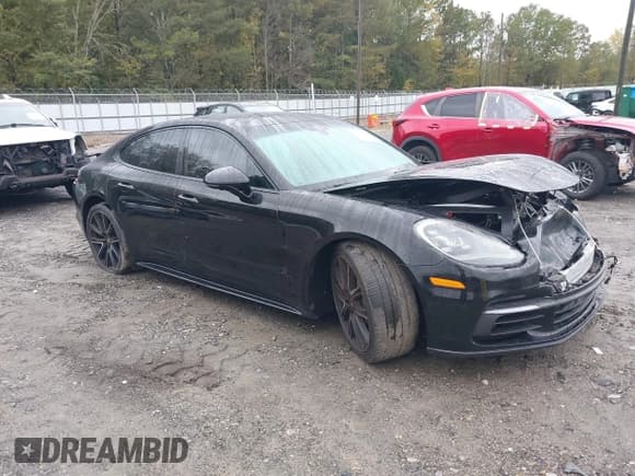 ✅ 2018 Porsche Panamera 4S • VIN: WP0AB2A79JL134141 • Lot: 43545965. Listed on IAAI with 125,180 mi. Free auction sales archive from the USA and detailed vehicle history report at DreamBid. Image 1.