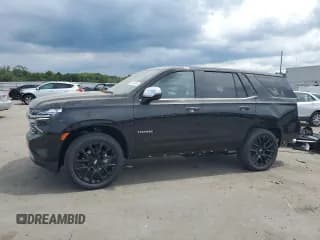 ✅ 2024 Chevrolet Tahoe Premier • VIN: 1GNSKSKDXRR394217 • Лот: 67494195. Опубликован ранее на Copart с пробегом 9 711 миль. Бесплатный доступ к архиву аукционных продаж из США и подробный отчёт об истории автомобиля на DreamBid. Изображение 1.