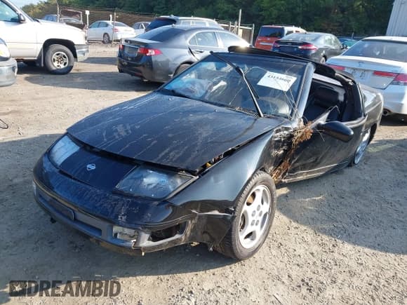 ✅ 1994 Nissan 300ZX • VIN: JN1RZ27DXRX010754 • Lot: 43154660. Listed on IAAI with 9,999,999 mi. Free auction sales archive from the USA and detailed vehicle history report at DreamBid. Image 2.