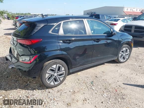 2023 Hyundai Kona SEL with VIN KM8K33AG1PU193495, listed as a IAAI auction lot 43545519 with 54,874 mi miles and . Bid and sale history available at DreamBid. Image 4.