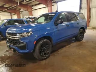 ✅ 2021 Chevrolet Tahoe Commercial • VIN: 1GNSKLEDXMR450831 • Lot: 81214695. Listed on Copart with 128,939 mi. Free auction sales archive from the USA and detailed vehicle history report at DreamBid. Image 1.