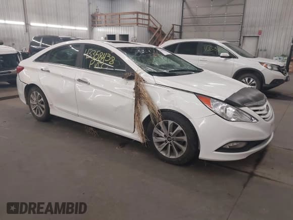 ✅ 2014 Hyundai Sonata Limited • VIN: 5NPEC4AC0EH876820 • Lot: 43358438. Listed on IAAI with 149,817 mi. Free auction sales archive from the USA and detailed vehicle history report at DreamBid. Image 1.