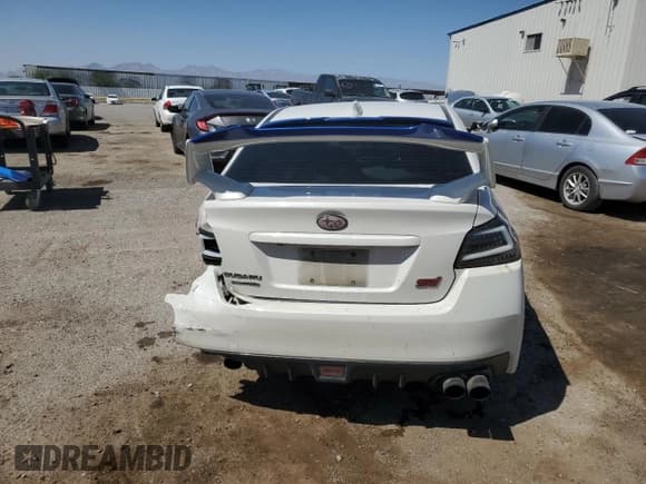 ✅ 2017 Subaru WRX STI Limited • VIN: JF1VA2Y61H9821399 • Lot: 57590465. Listed on Copart with 124,296 mi. Free auction sales archive from the USA and detailed vehicle history report at DreamBid. Image 6.