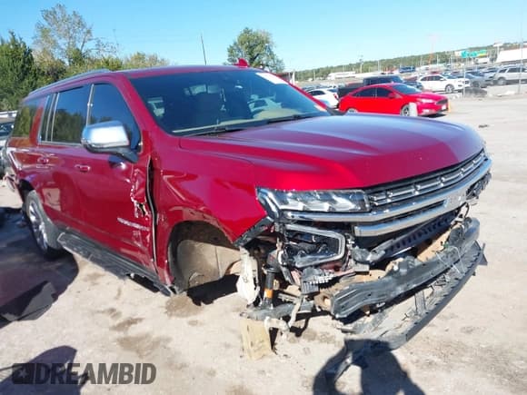 ✅ 2021 Chevrolet Suburban Premier • VIN: 1GNSKFKD8MR493134 • Лот: 43573785. Опубликован ранее на IAAI с пробегом 96 731 миль. Бесплатный доступ к архиву аукционных продаж из США и подробный отчёт об истории автомобиля на DreamBid. Изображение 1.