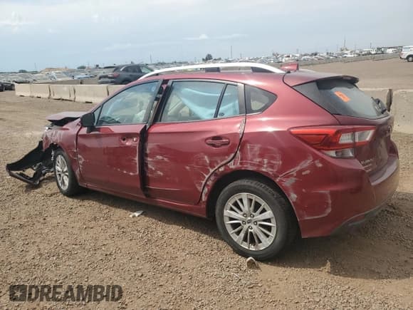 ✅ 2017 Subaru Impreza Premium • VIN: 4S3GTAB68H3705765 • Lot: 66878695. Listed on Copart with Not provided. Free auction sales archive from the USA and detailed vehicle history report at DreamBid. Image 2.