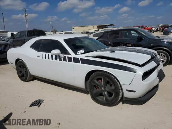 2013 Dodge Challenger SXT with VIN 2C3CDYAG9DH591267, listed as a Copart auction lot 86849255 with 74,212 mi miles and Salvage title. Bid and sale history available at DreamBid. Image 4.