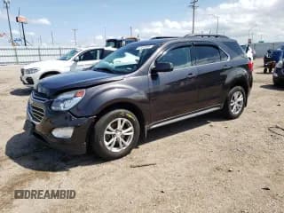 ✅ 2016 Chevrolet Equinox LT • VIN: 2GNFLFEK5G6102398 • Лот: 67615394. Опубликован ранее на Copart с пробегом Не указан. Бесплатный доступ к архиву аукционных продаж из США и подробный отчёт об истории автомобиля на DreamBid. Изображение 1.