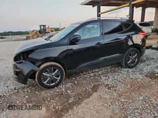 2015 Hyundai Tucson SE z VIN KM8JU3AG6FU115074, wystawiony jako Copart lot #80860995 z przebiegiem 125 937 mil mil oraz Szkoda całkowita • Salvage title. Historia ofert i sprzedaży dostępna na DreamBid. Obrazek 1.