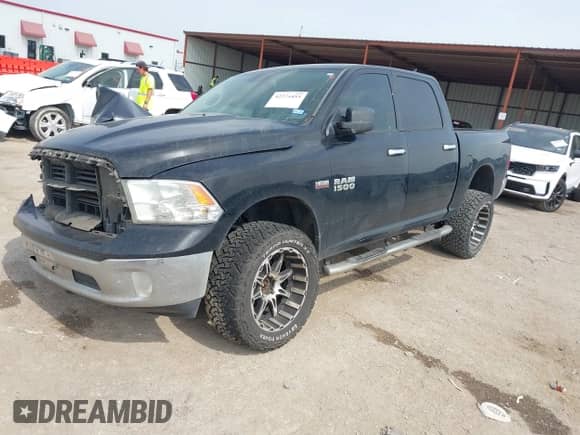 2014 Ram 1500 Big Horn with VIN 1C6RR7LTXES181767, listed as a IAAI auction lot 42274453 with 239,419 mi miles and . Bid and sale history available at DreamBid. Image 2.
