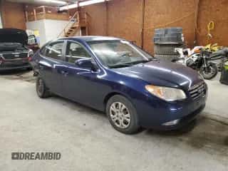 2009 Hyundai Elantra GLS with VIN KMHDU46D09U738759, listed as a Copart auction lot 71776465 with 102,812 mi miles and Salvage title. Bid and sale history available at DreamBid. Image 4.