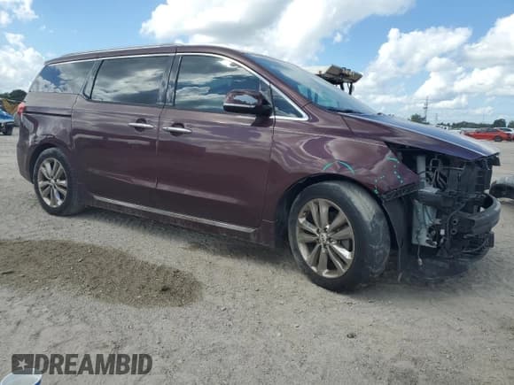 ✅ 2016 Kia Sedona SX-L • VIN: KNDME5C13G6125800 • Лот: 89437665. Опубликован ранее на Copart с пробегом 128 165 миль. Бесплатный доступ к архиву аукционных продаж из США и подробный отчёт об истории автомобиля на DreamBid. Изображение 4.