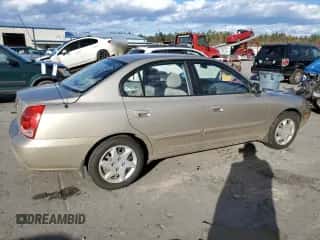 2005 Hyundai Elantra GLS z VIN KMHDN46D25U126151, wystawiony jako Copart lot #77417824 z przebiegiem 165 114 mil mil oraz Szkoda całkowita • Salvage title. Historia ofert i sprzedaży dostępna na DreamBid. Obrazek 3.