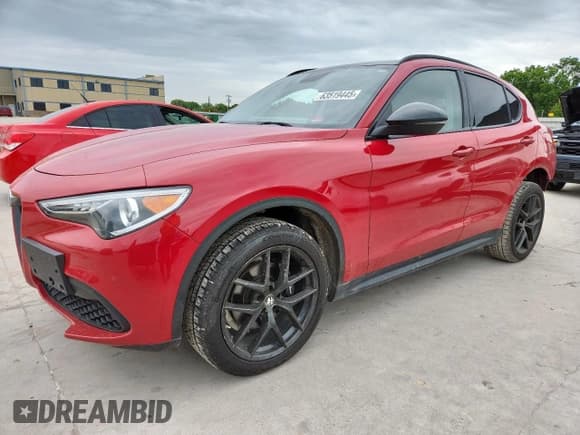 ✅ 2019 Alfa Romeo Stelvio • VIN: ZASPAKAN9K7C69245 • Lot: 63519445. Listed on Copart with 50,865 mi. Free auction sales archive from the USA and detailed vehicle history report at DreamBid. Image 1.