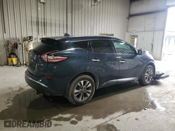 ✅ 2016 Nissan Murano SL • VIN: 5N1AZ2MH2GN144616 • Лот: 90693715. Опубликован ранее на Copart с пробегом Не указан. Бесплатный доступ к архиву аукционных продаж из США и подробный отчёт об истории автомобиля на DreamBid. Изображение 3.